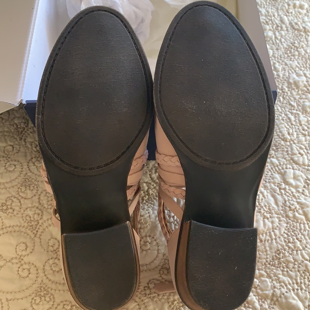 CASLON Pink Suede Booties - Picture 6 of 11